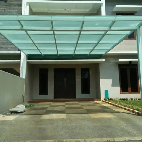 Kanopi Kaca Tempered 10mm di  gorontalo